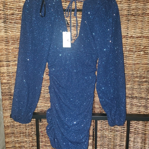 Windsor blue sequin dress- never worn - Picture 5 of 7